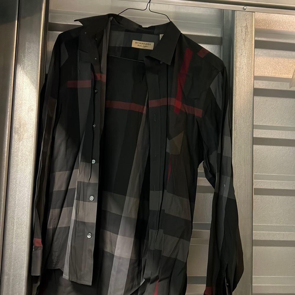 Mens Burberry button up